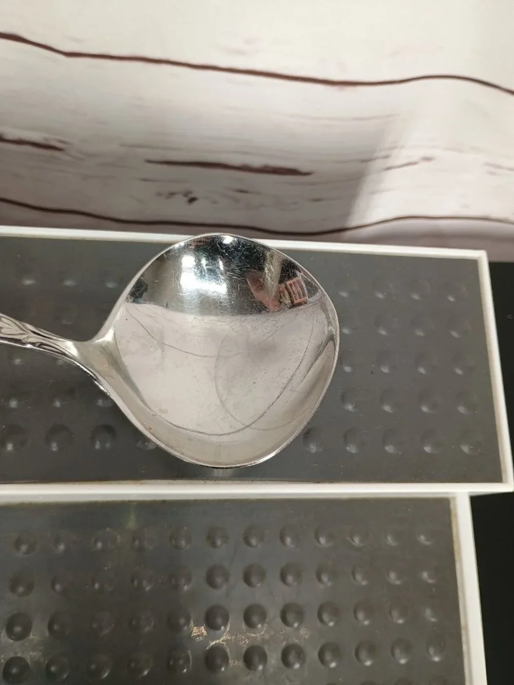 Vintage Oneida Community Venetia Silver Stainless Steel Decorative Serving Gravy